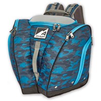 Athalon Alpine Jr. Boot Bag – Kids Ski Boot Backpack Travel Bag 40L - Blue Camo