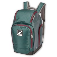 Athalon Alpine Ski Boot Backpack – Water-Resistant Gear Bag - Green / Cranberry