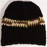 Coal Headwear X Lampshade Skully Knit Beanie - Black / Camo