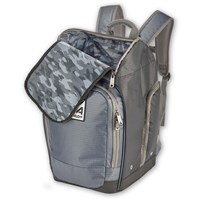 Athalon Alpine Ski Boot Backpack – Water-Resistant Gear Bag - Black / Gray