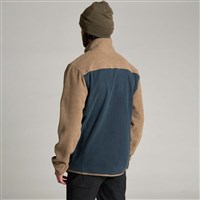Kuhl Men's Skorchr Fleece 1/4 Zip - Khaki / Storm Blue