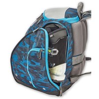 Athalon Alpine Jr. Boot Bag – Kids Ski Boot Backpack Travel Bag 40L - Blue Camo