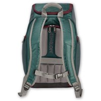 Athalon Alpine Ski Boot Backpack – Water-Resistant Gear Bag - Green / Cranberry