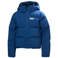 Helly Hansen Juniors' Nora Short Puffy Ski Jacket - Dark Blue