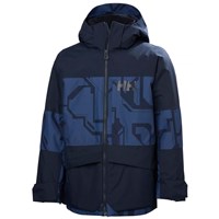 Helly Hansen Junior Summit 2.0 Jacket - Youth - Dark Blue Aop
