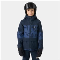 Helly Hansen Junior Summit 2.0 Jacket - Youth - Dark Blue Aop