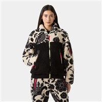 Helly Hansen Moonlit Pile Jacket - Women's - Black Folk Art Aop