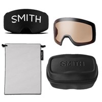 Smith 4D Mag Goggle - Black Frame w/ CP Pro Photochromic Blue Mirror + CP Storm Amber Lenses (M007320JX994L)