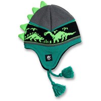 Turtle Fur Kid's Dr. Dino Beanie - Green