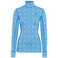 Kari Traa Women's Rose Half Zip Base Layer Top - Ocean