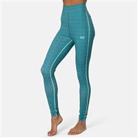 Kari Traa Women's Fryd High Waist Base Layer Pants - Peacock