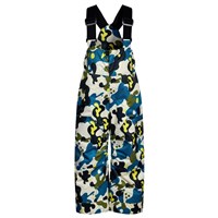 Obermeyer Boy's Volt Print Bib Pant - Fort Fog