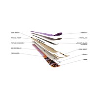 Salomon QST 94 Skis - Lilac / Black / Fusion Coral