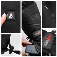 ActionHeat Men's 5V Heated Mittens - Black