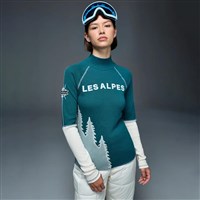 Alp N Rock Women's Lucy Longsleeve Mock Neck - Pacific Teal