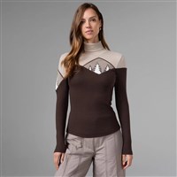 Alp N Rock Women's Tracy Mountain Turtleneck - Coffee