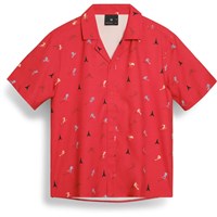 Atomic Button-Up Shirt - Racing Red