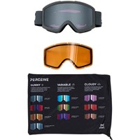 Anon Helix 2.0 Goggle - Stealth Frame w/ Perceive Sunny Onyx + Amber Lenses (222571068B)