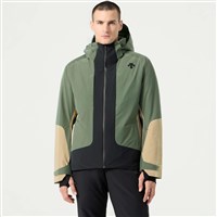 Descente Men's Insulated Color Block Jacket - China Green