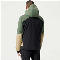 Descente Men's Insulated Color Block Jacket - China Green