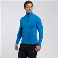 Kjus Men's Trace Midlayer Half-Zip - Traverse / Black