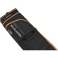 Kulkea Kantaja Double Roller Ski Bag - Black / Gold