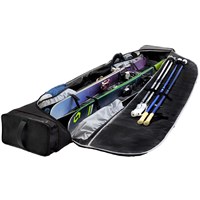 Kulkea Kantaja Double Roller Ski Bag - Cobalt / Black