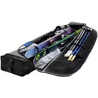 Kulkea Kantaja Double Roller Ski Bag - Diamond Grey / Black