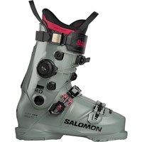 2027 Salomon Men's S/Pro Alpha C Boa 130 Ski Boots - Wrought Iron / Black / Raspberry