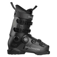 Salomon Men's S/Pro Supra S BOA 100 Ski Boots - Black / Beluga Met / Dark Grey Met