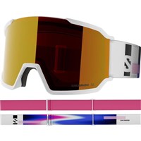 Salomon S/View 3 ML Goggles - White Frame w/ Mid Red Lens (L47920700)