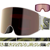 Salomon Sentry Prime Sigma Goggles (with Extra Lens) - Marshmallow Frame w/ Sigma Gun Metal + Sigma Light Blue Lenses (L49301700)