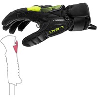 Leki Adult WCR Core TR Glove - Black / Neon Yellow