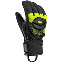 Leki Junior WCR Core TR Glove - Black / Neon Yellow