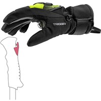 Leki Junior WCR Core TR Glove - Black / Neon Yellow