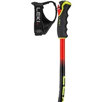 Leki WCR Evo Lite GS TR Pole - Bright Red / Violet / Neon Yellow