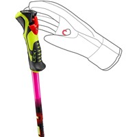 Leki WCR Evo Lite SL TR Pole - Neonpink / Neon Orange / Neon Yellow
