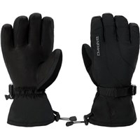 Dakine Men’s Scout 2.0 Leather DLX Gloves - Black / Castlerock