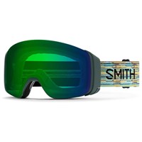 Smith 4D Mag Goggle - Emerald ReNU Upcycled Scrap Frm w/ CP Green Mir + CP Storm Amber Lenses (M007323VL99XP)