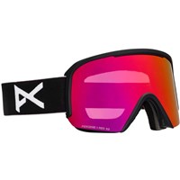 Anon Nesa S Goggles + Bonus Lens - Black Frame w/ Perceive Sunny Red + Perceive Cloudy Burst Lenses (3054910Z58)