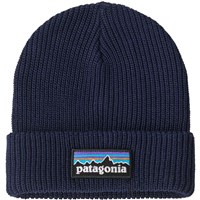 Patagonia Youth Logo Beanie - P-6 Logo / New Navy