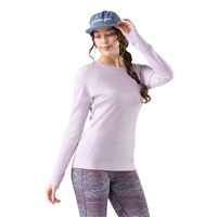 Smartwool Classic Thermal Merino Base Layer Crew - Women's - Lavender Sky Heather