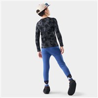 Smartwool Classic Thermal Merino Base Layer Crew - Youth - Black Tie Dye