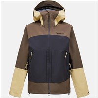 Peak Performance Men's Vislight GORE-TEX C-Knit™ 3L Shell Jacket - Terrain Tan / Motion Grey