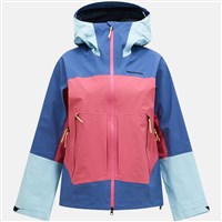 Peak Performance Women's Vislight GORE-TEX C-Knit™ 3L Shell Jacket - Summit Sky / Mountain Blush