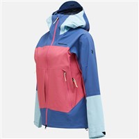 Peak Performance Women's Vislight GORE-TEX C-Knit™ 3L Shell Jacket - Summit Sky / Mountain Blush