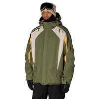 686 Men's 2003 Atom Jacket - Fatigue Green Colorblock