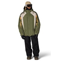 686 Men's 2003 Atom Jacket - Fatigue Green Colorblock