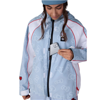 686 Women's 686 x Hello Kitty Lil Bow Jacket - Hello Kitty Denim