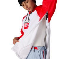 686 Women's 686 x Hello Kitty Waterproof Hoody - Hello Kitty White Red